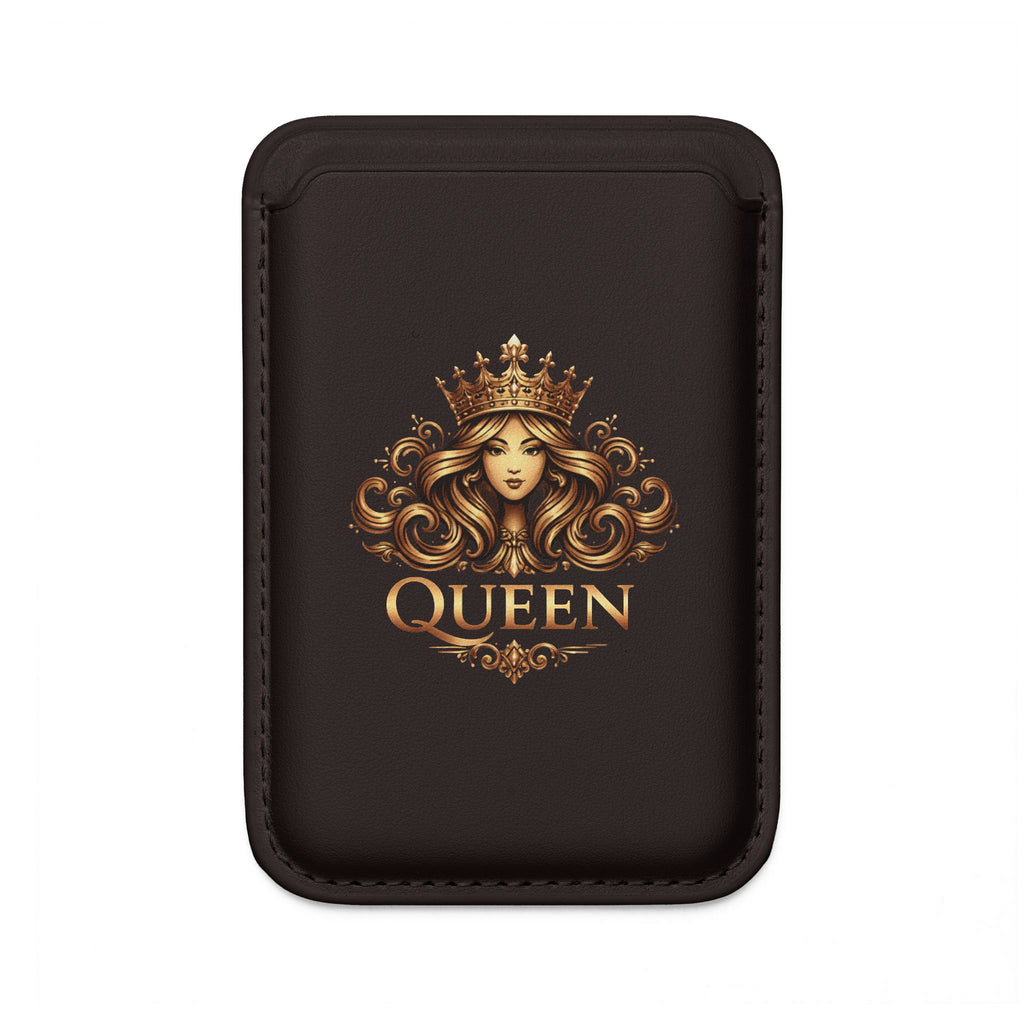 Queen Crown Vegan MagSafe Wallet — Regal Card Holder for Women