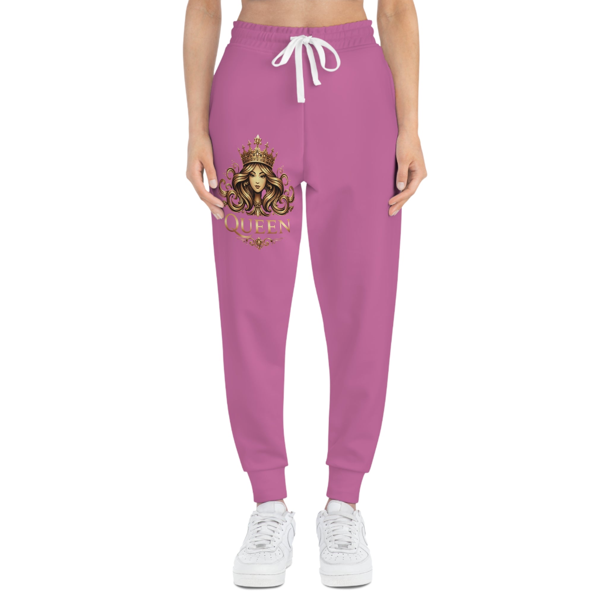 Queen Graphic Joggers — Personalized 'Echo23' Pink Athletic Sweatpants