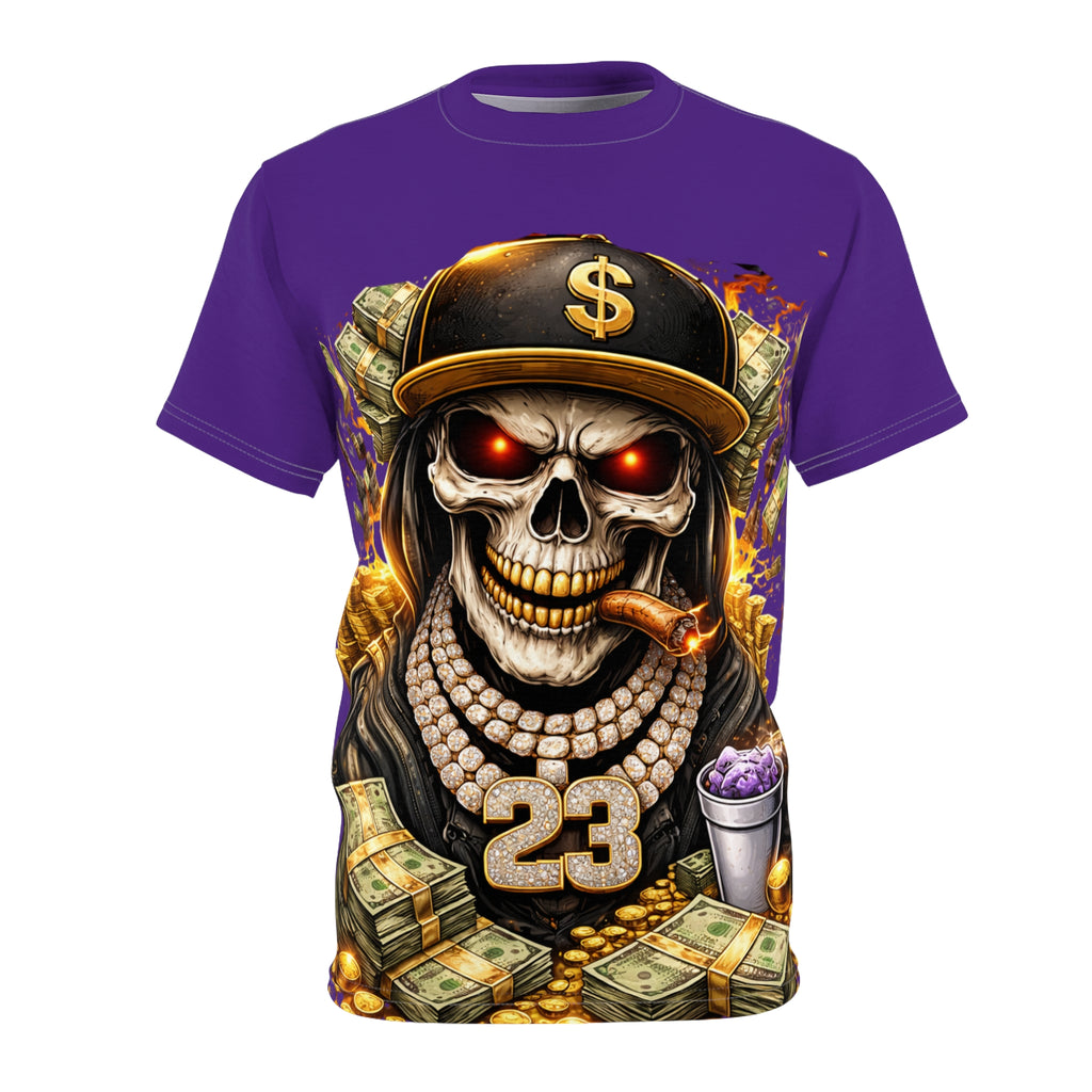 Money Skull Tee — Bold Streetwear Graphic T‑Shirt ("23" Design)