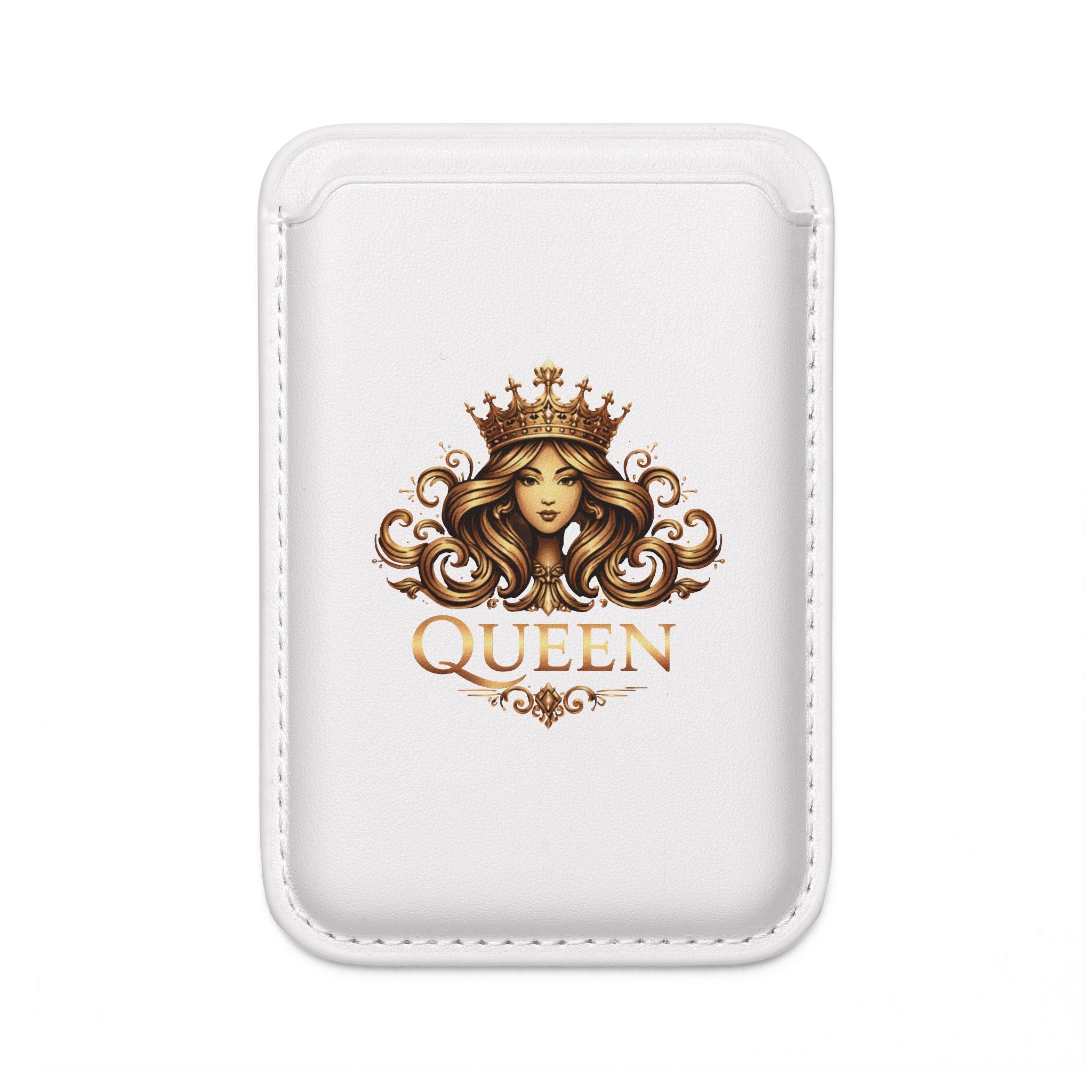 Queen Crown Vegan MagSafe Wallet — Regal Card Holder for Women
