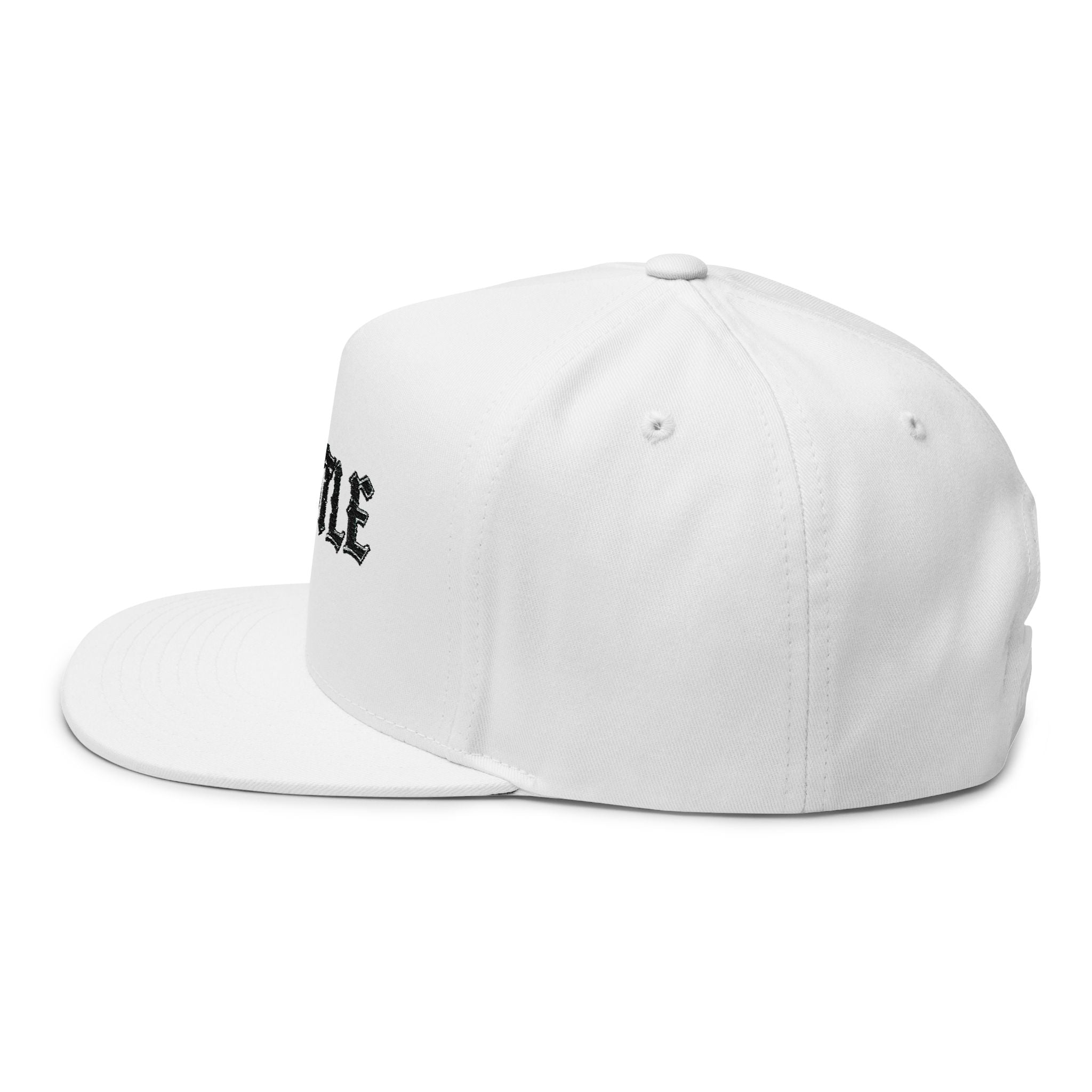 Flat Bill Cap (Embroidery)
