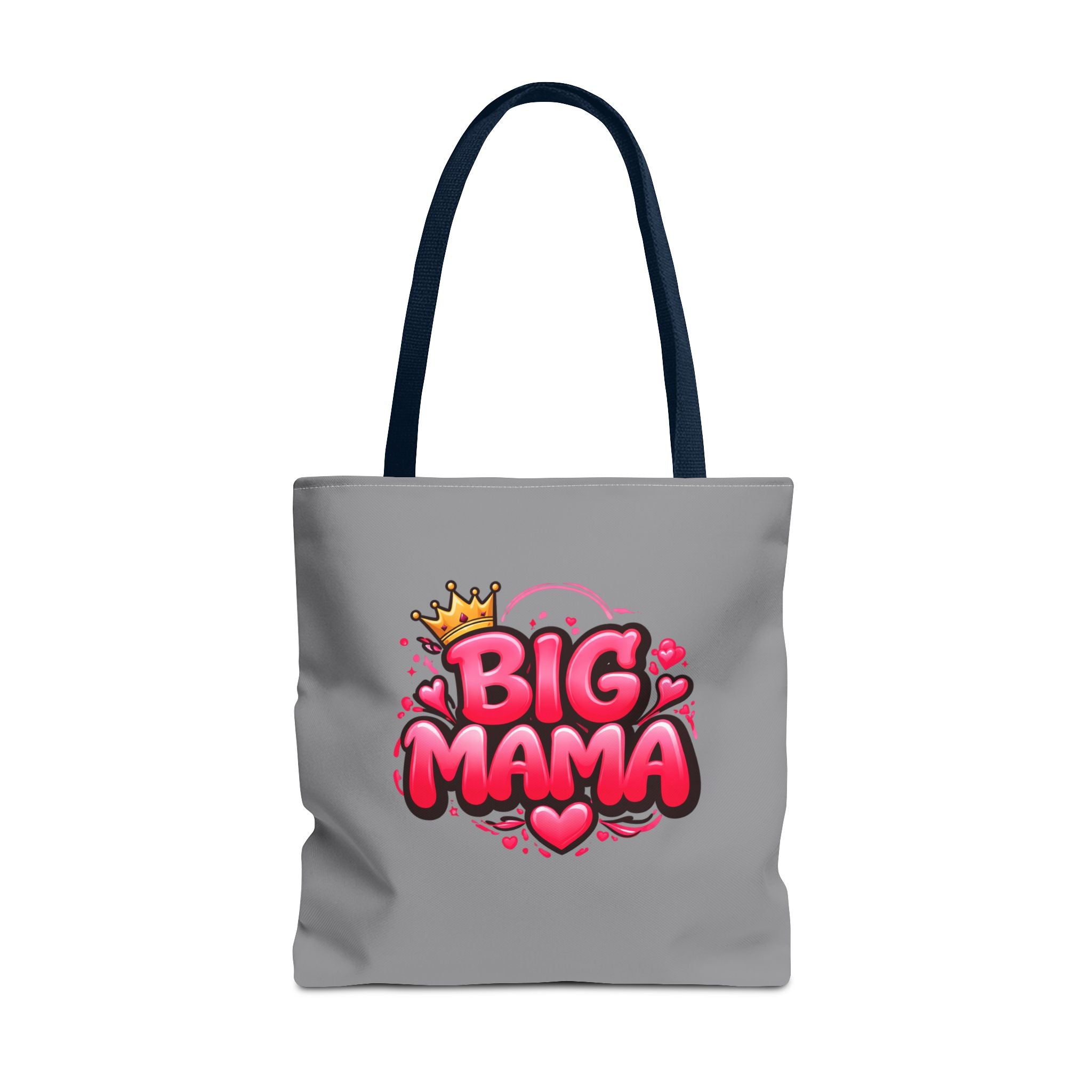 Big Mama Tote Bag — Cute Pink Crown Graphic Tote for Moms, Mother’s Day Gift