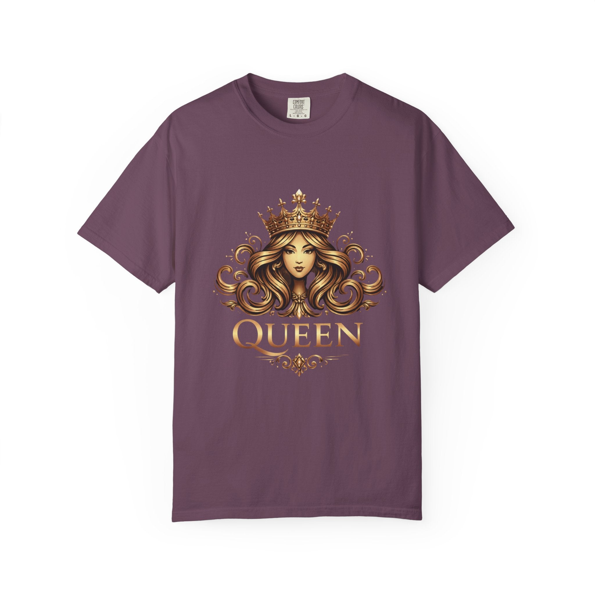 Queen Crown Graphic T-Shirt — Regal Women’s King/Queen Tee