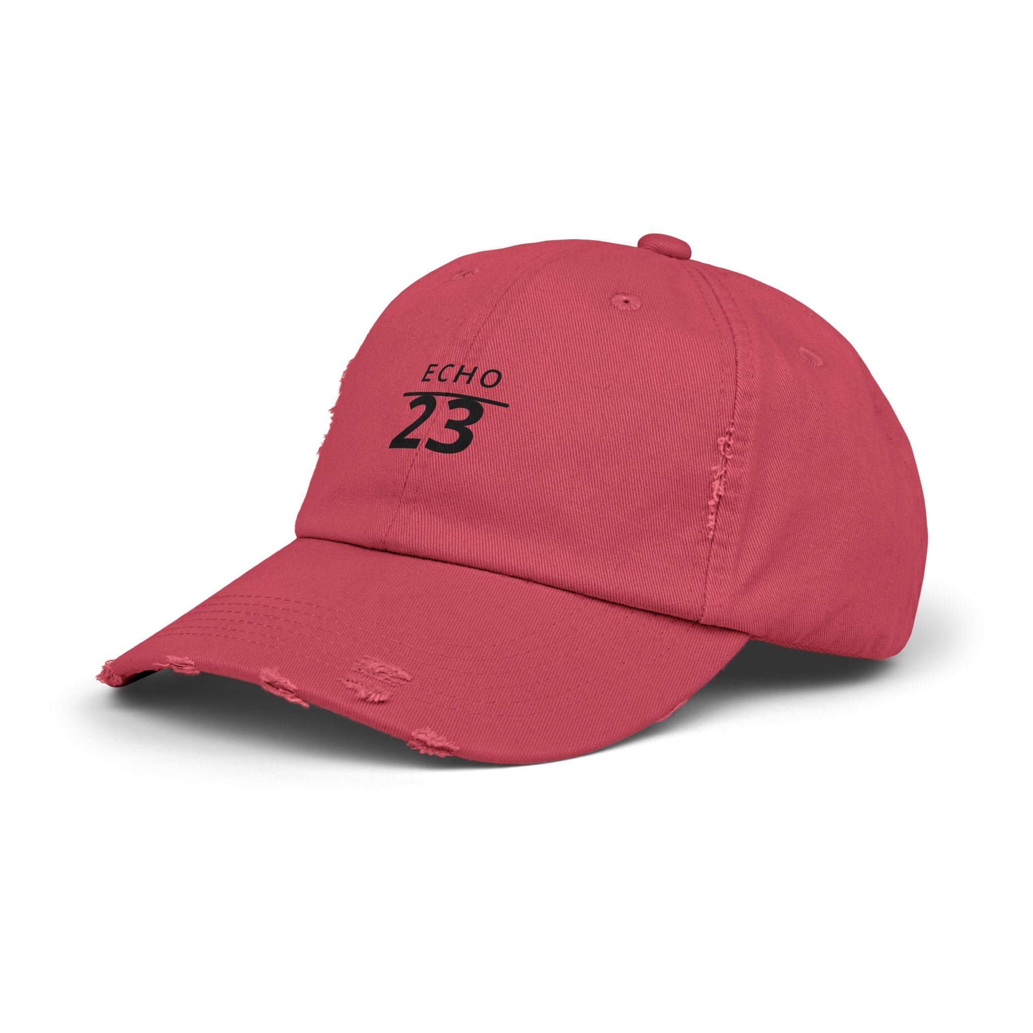 Distressed Echo 23 Baseball Cap — Vintage Washed Dad Hat