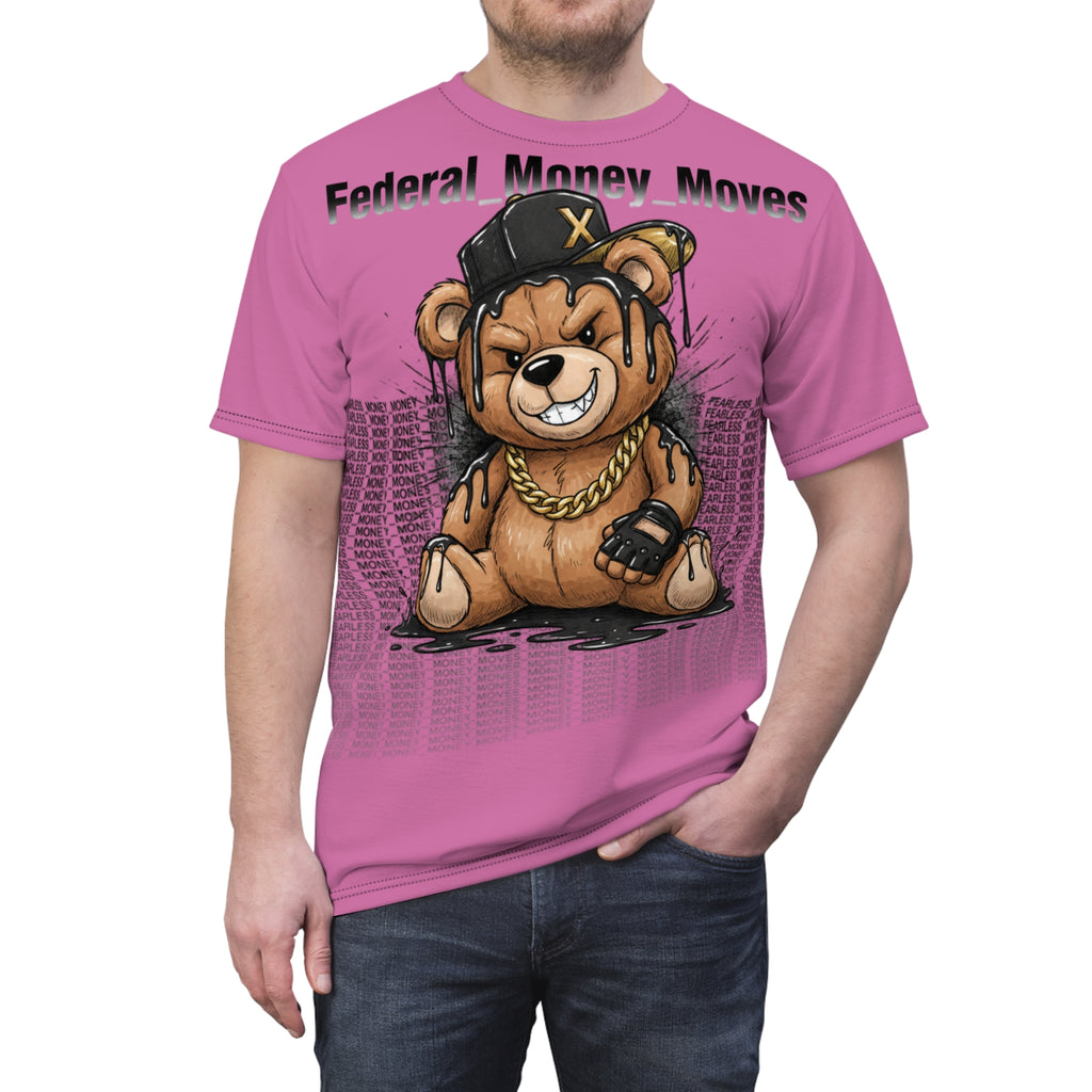 Bear Streetwear Tee — "Federal Money Moves" Graphic T‑Shirt