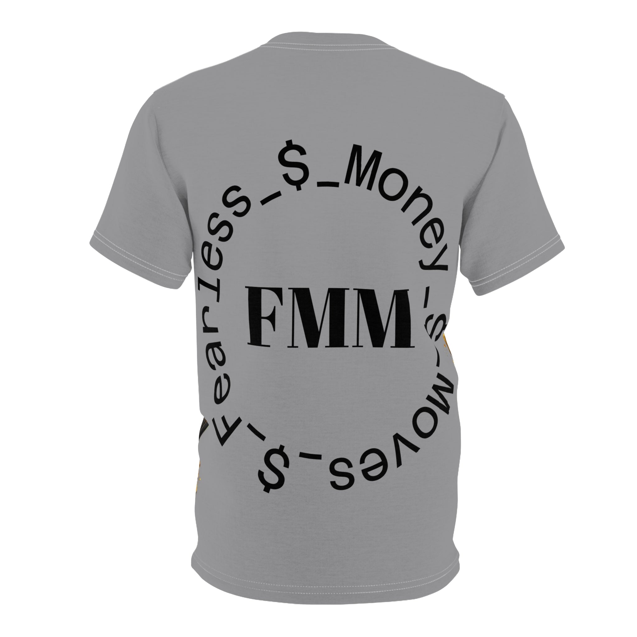 Skull Hustle All-Over Print Tee — Money, Chains & No.23 Urban Graphic Shirt