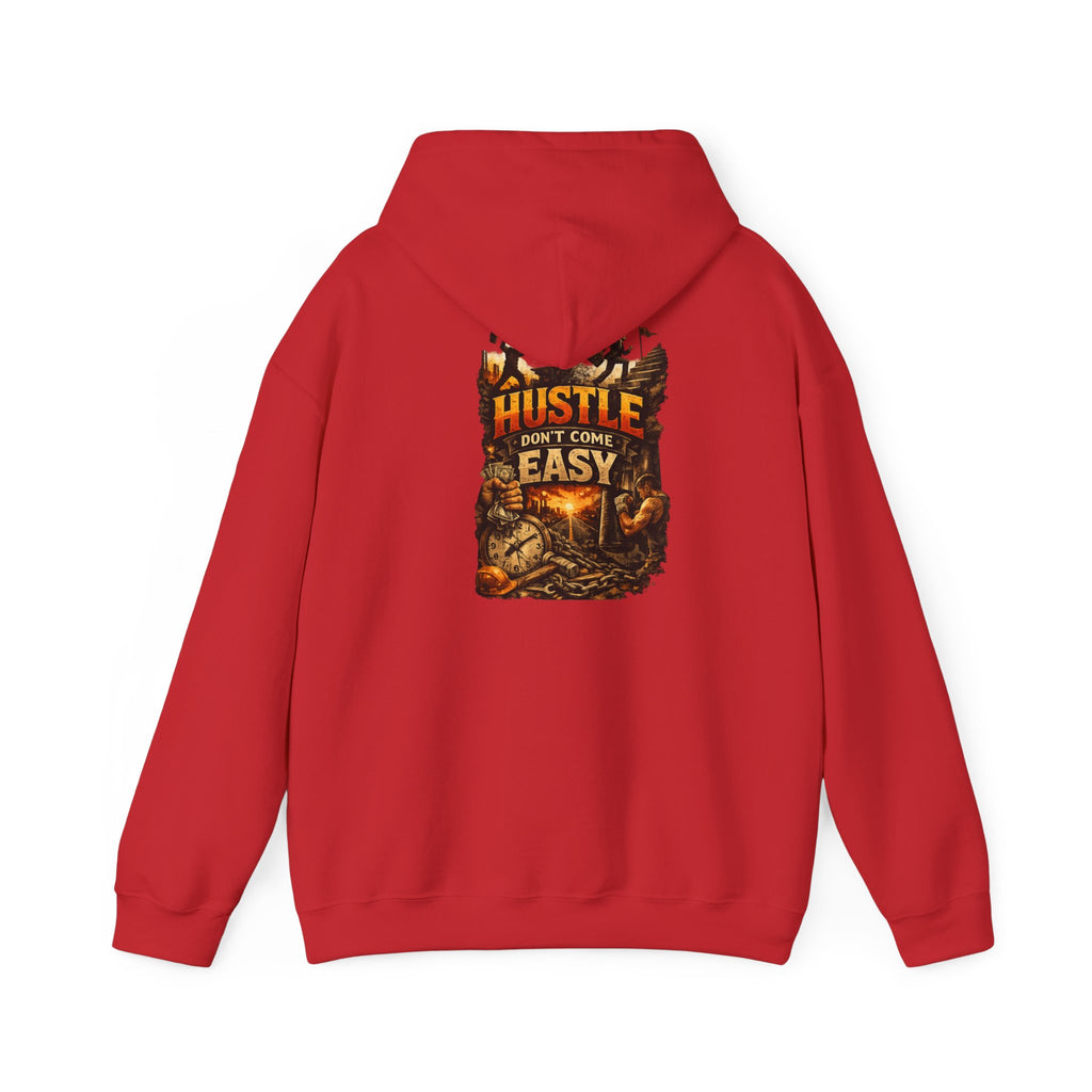 Grind Hoodie — “Hustle Isn’t Easy” Motivational Streetwear Hoodie