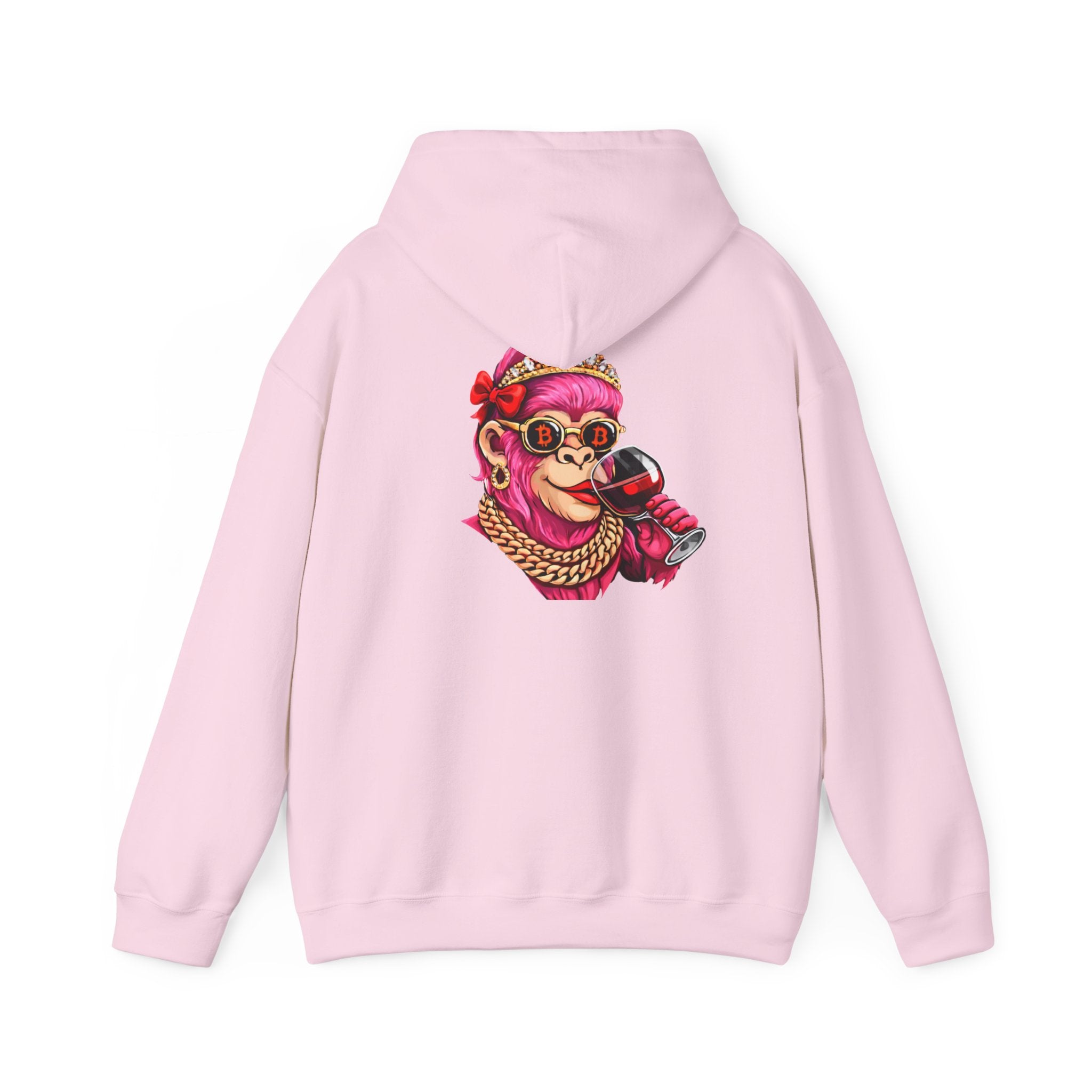 Hoodie — "She Doesn't Wear a Crown, She Wears It" Floral Empowerment Pullover