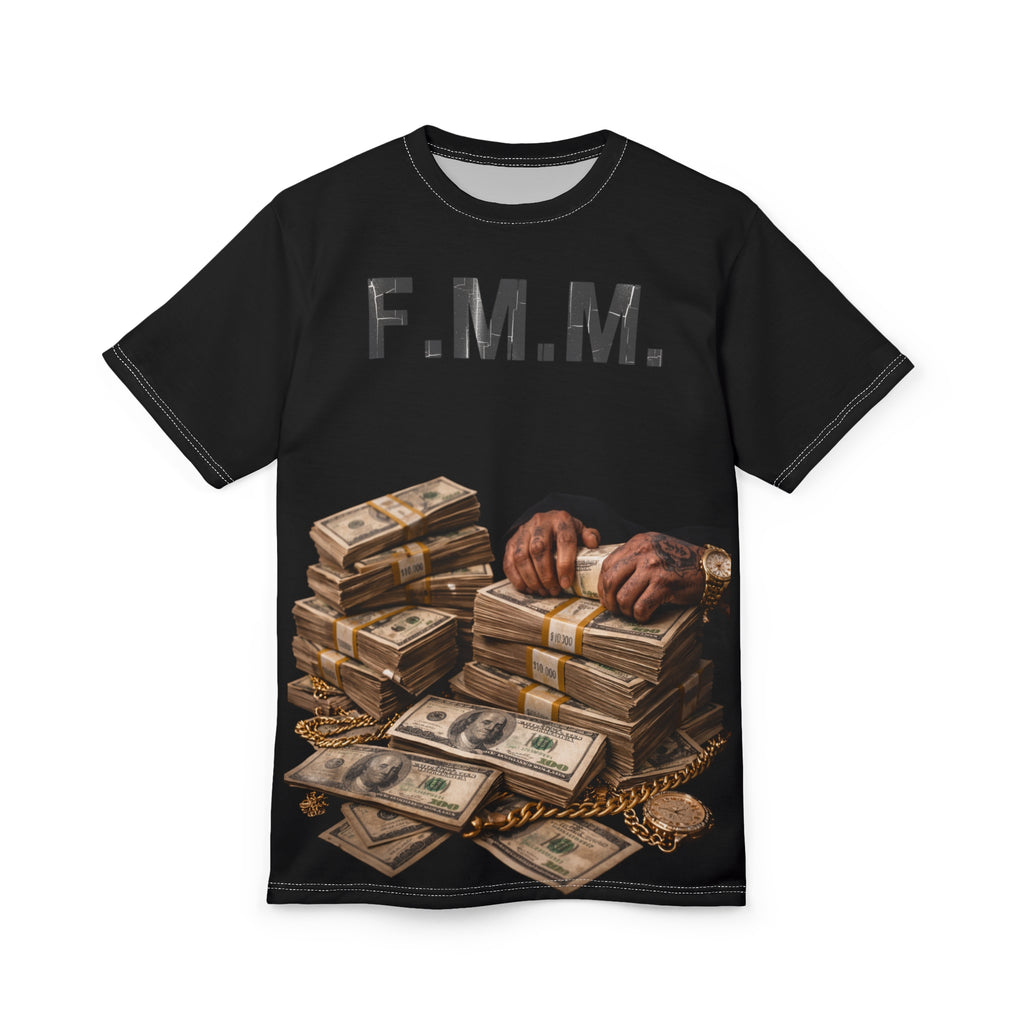 FMM Money Stacks Tee — Graphic All-Over Print Shirt