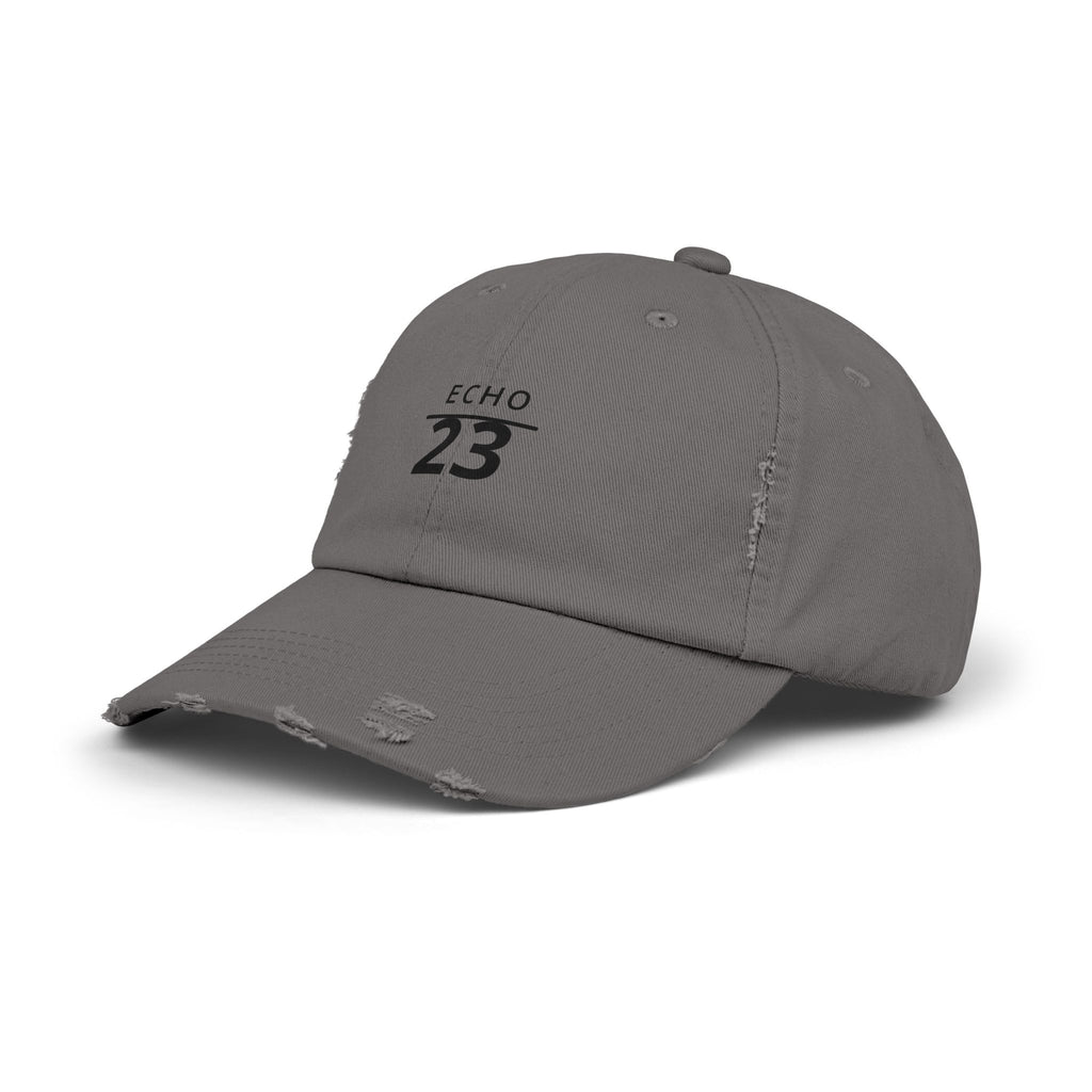 Distressed Echo 23 Baseball Cap — Vintage Washed Dad Hat