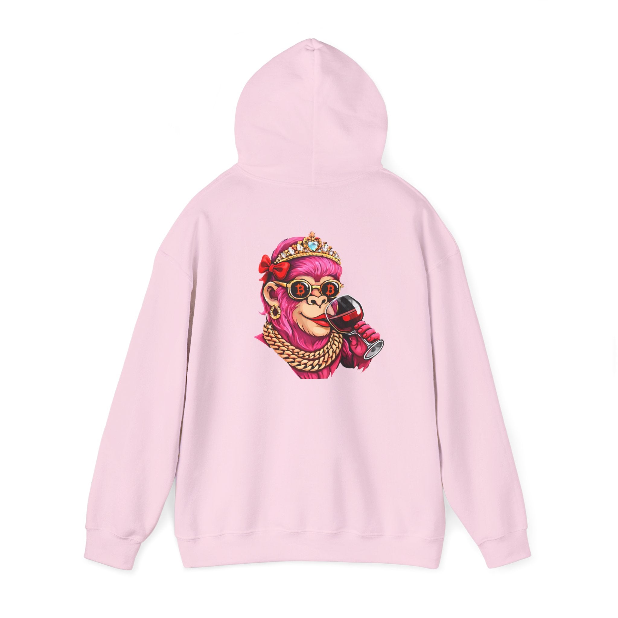 Hoodie — "She Doesn't Wear a Crown, She Wears It" Floral Empowerment Pullover