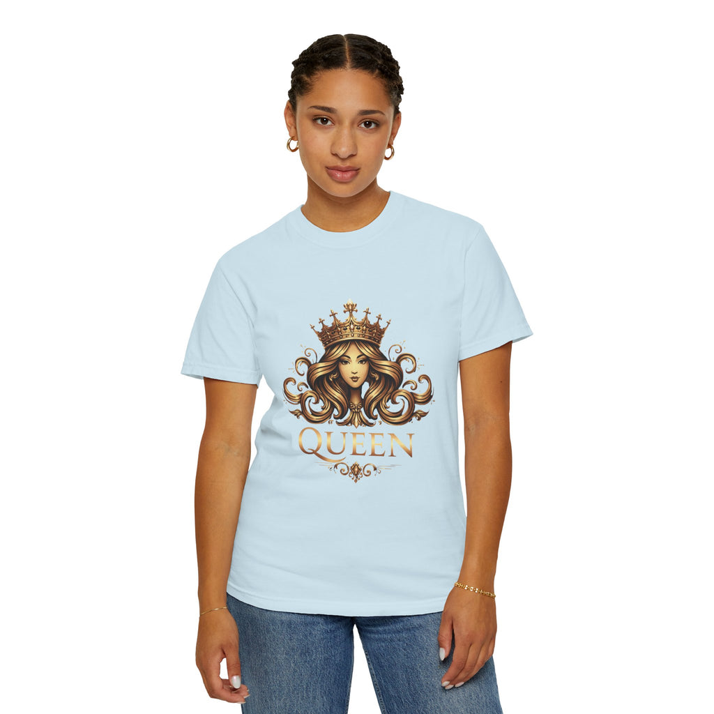 Queen Crown Graphic T-Shirt — Regal Women’s King/Queen Tee