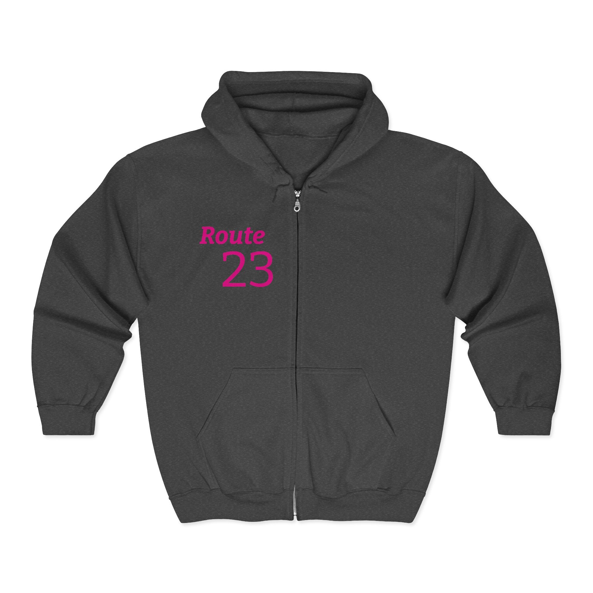 Born to Slay Full-Zip Hoodie – Route 23 Graphic Zip-Up