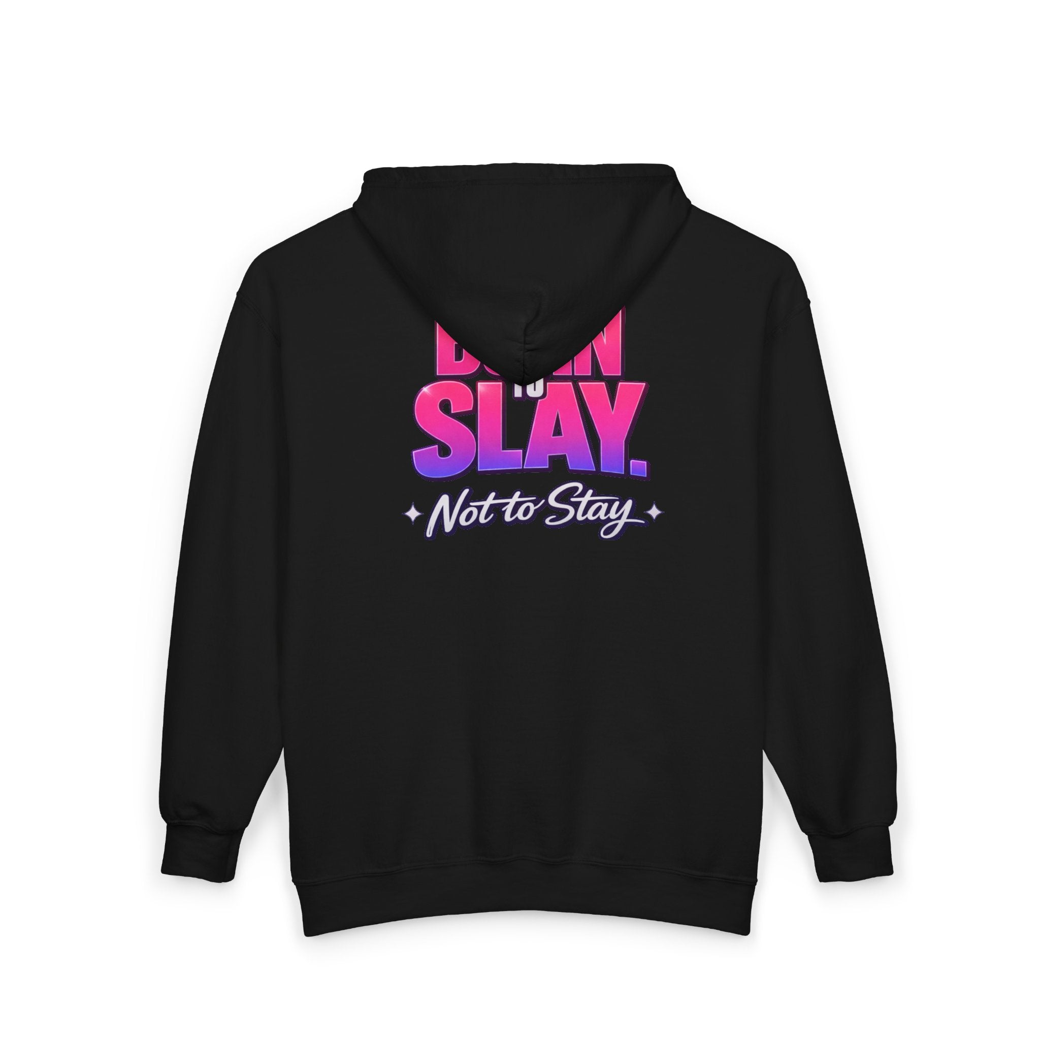 Born to Slay Full-Zip Hoodie – Route 23 Graphic Zip-Up