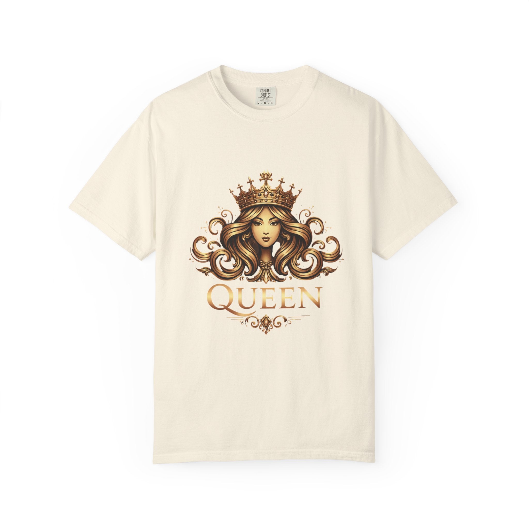 Queen Crown Graphic T-Shirt — Regal Women’s King/Queen Tee